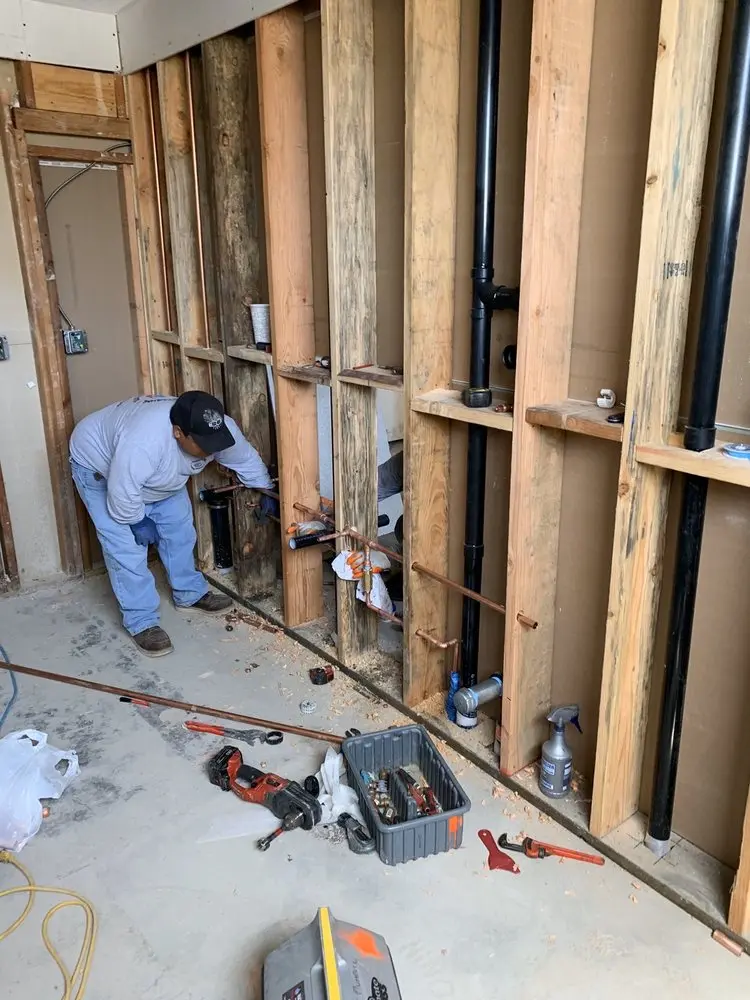 Commercial rough-in plumbing for Commercial Plumbing in Kimberly Woods Village